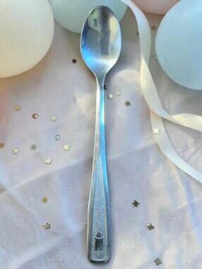Vtg 80's Infant & Baby Spoon The First Years Avon MA Deluxe Stainless Steel